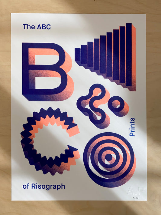 Lámina: Edición limidad – The ABC of Risograph Printing